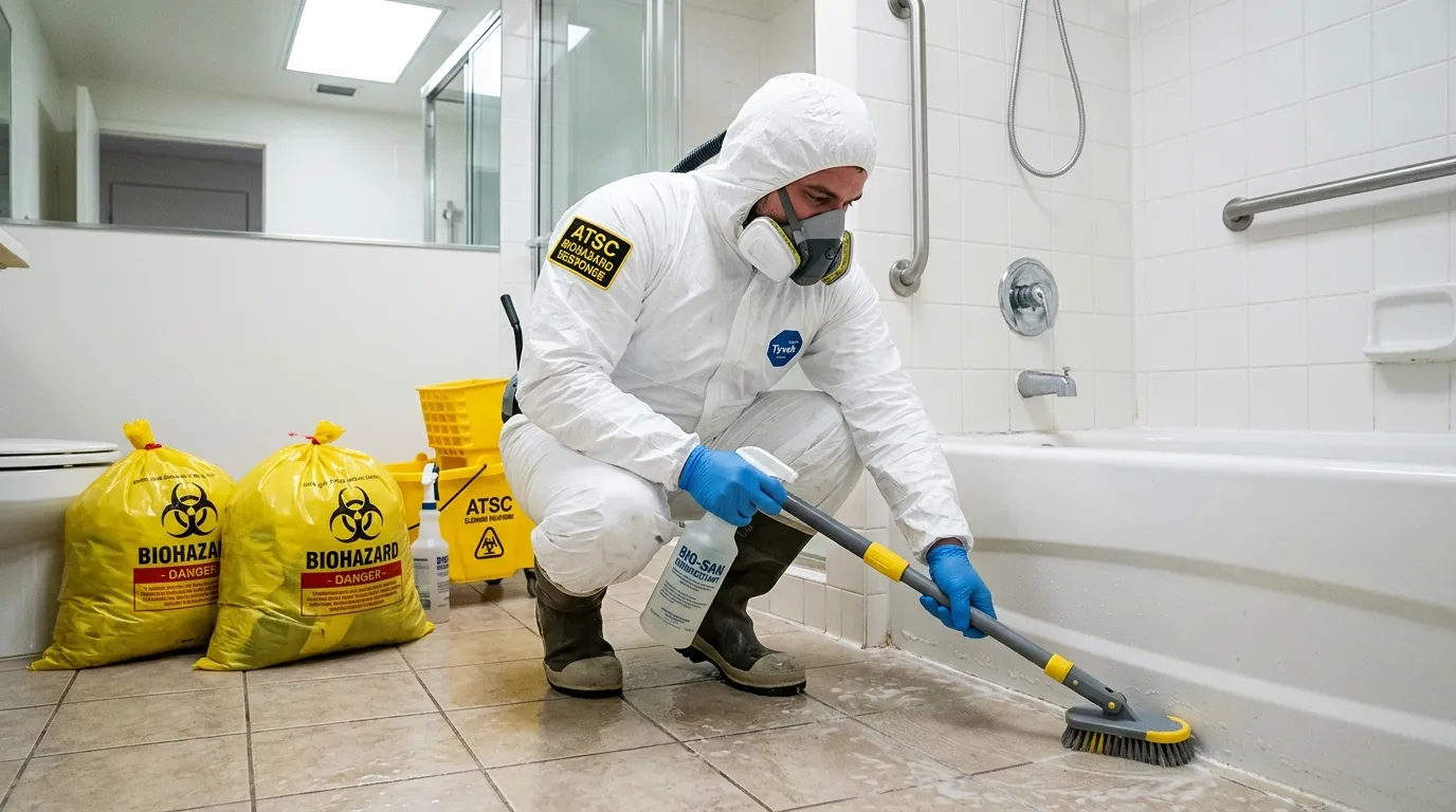 Decontamination equipment deployed for Blood Cleanup in Town and Country